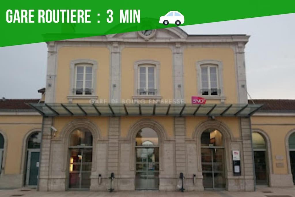 Le Coquet - Balcon - Proche Gare - Parking Apartment Bourg-en-Bresse Bagian luar foto